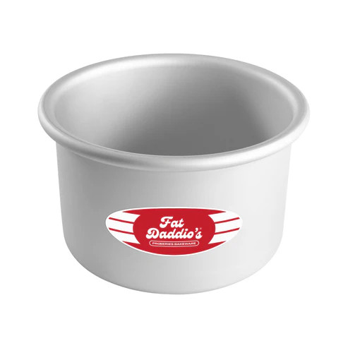 Fat Daddio's PRD-64 Aluminum Round 16 Gauge Solid Bottom Cake Pan