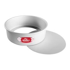 Fat Daddio's PCC-93 106.24 Oz. Aluminum Round 16 Gauge Removable Bottom Cake Pan