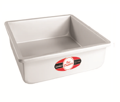 Fat Daddio's PSQCC-663 60.16 Oz. Aluminum Square 14 Gauge Removable Bottom Cake Pan