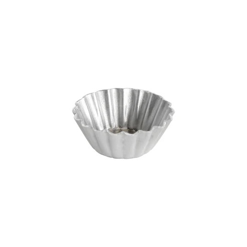 Fat Daddio's PMTH-2 2" W x 0.98" D Natural Aluminum Fluted Mini Tartlet Pan