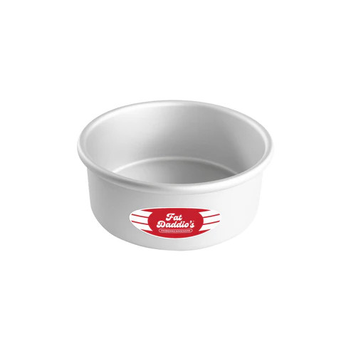 Fat Daddio's PRD-73 Aluminum Round 16 Gauge Solid Bottom Cake Pan