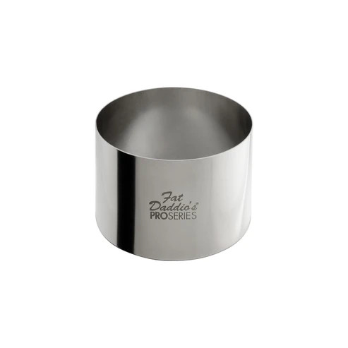 Fat Daddio's SSRD-275175 5.12 Oz. Stainless Steel 18 Gauge Round Pastry Ring