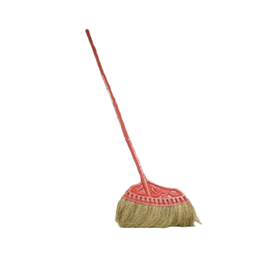 Thunder Group PLSP001 Natural Coconut Bristles Lobby Broom