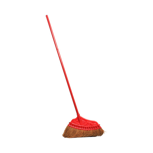 Thunder Group PLSP001 Natural Coconut Bristles Lobby Broom