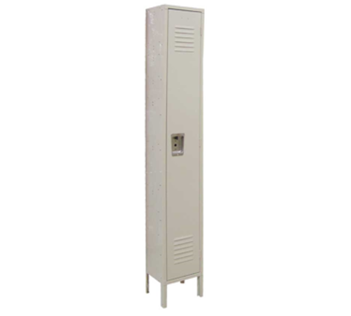 Omcan USA 13124 12"W x 18"D x 78"H Painted Steel One Tier Locker