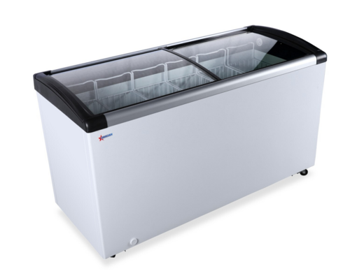 Omcan USA 47754 9.3 Cu. Ft. Aluminum Interior Ice Cream Freezer - 110-120 Volts