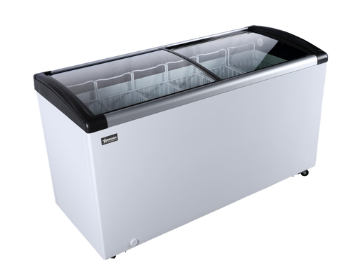Omcan USA 47754 9.3 Cu. Ft. Aluminum Interior Ice Cream Freezer - 110-120 Volts