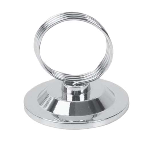 Thunder Group SLMH002 2.5" H Metal Base Ring Style Menu or Card Clip