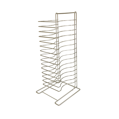 Thunder Group CRPT1015 12" x 12" W Chrome Plated Steel Pizza Pan Rack