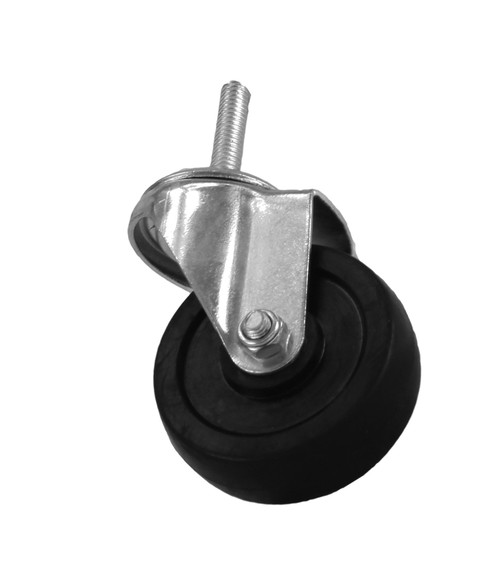Thunder Group PLCB3140 3" Rubber Stem Caster Without Brake
