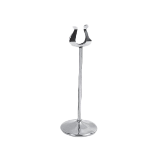 Thunder Group SLMH008 8" Tall Metal Base Harp Style Table Card Stand