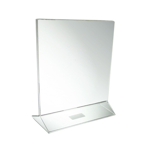 Thunder Group PLMH004 8.5" W x 11" H Clear Acrylic Standard Style Table Card Holder
