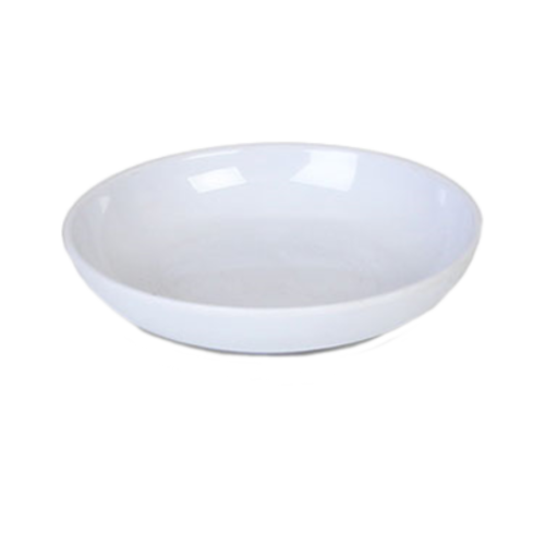 Thunder Group 1004TW 4 Oz. Imperial White Melamine Round Plate