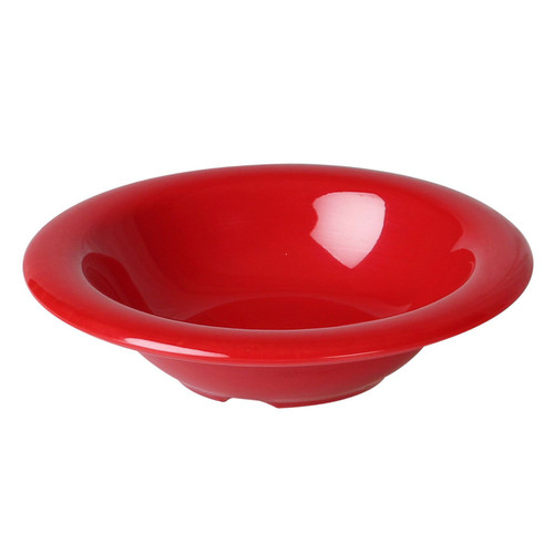 Thunder Group CR5608PR 8 Oz. Pure Red Melamine Salad Bowl