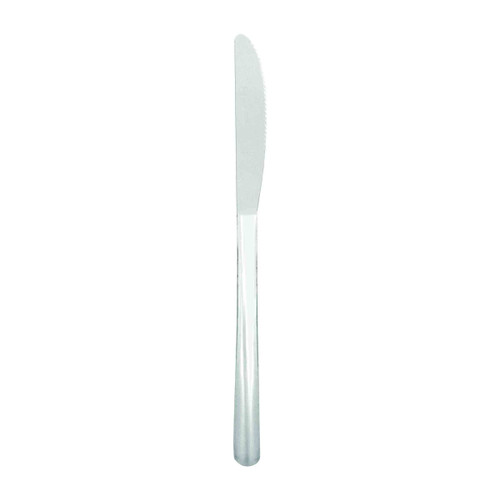Thunder Group SLWD009 7.95" L Stainless Steel Solid Handle Dinner Knife