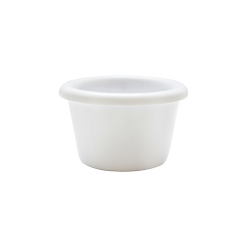 Thunder Group ML534W1 1.5 Oz. White Melamine Round Ramekin