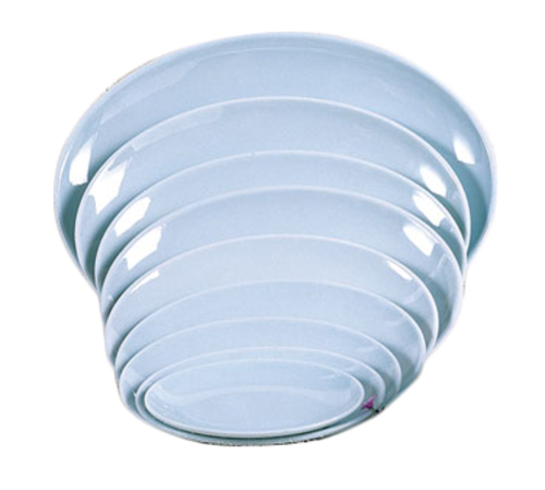 Thunder Group 2916 16" W x 11.75" D Blue Jade Melamine Platter