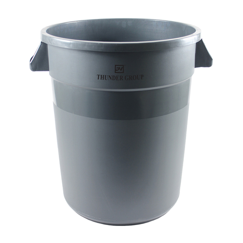 Thunder Group PLTC020G 20 Gal. Gray Round Plastic Trash Can