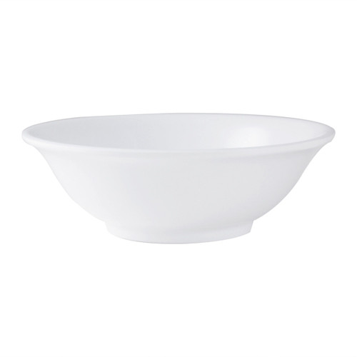 Thunder Group NS5060W 22 Oz. Melamine NuStone White Rimless Bowl