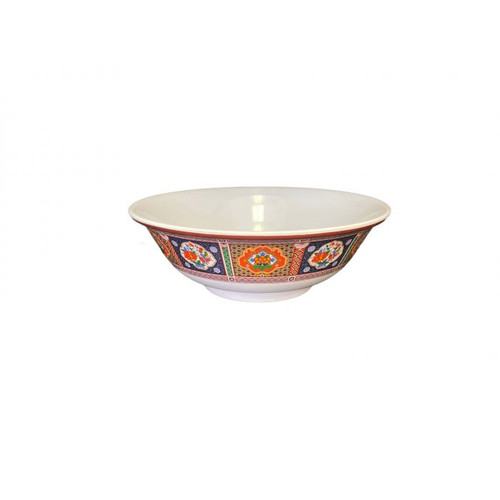 Thunder Group 5095TP 96 Oz. Melamine Peacock Rimless Bowl