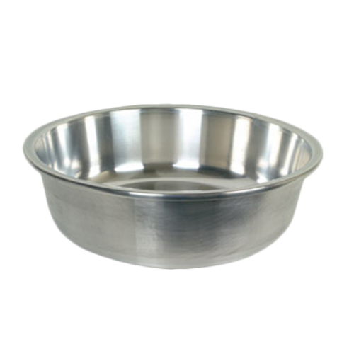 Thunder Group ALBS006 27" Dia. x 7.5" H Aluminum Tapered Edges Basin