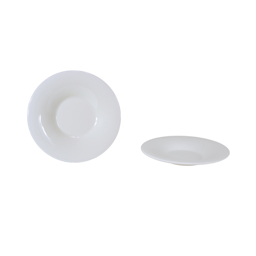 Thunder Group CR5810V 12 Oz. Ivory Round Melamine Pasta Bowl