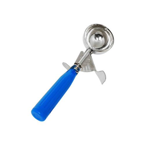 Thunder Group SLDS016 2 Oz. Blues Stainless Steel Plastic Handle Disher