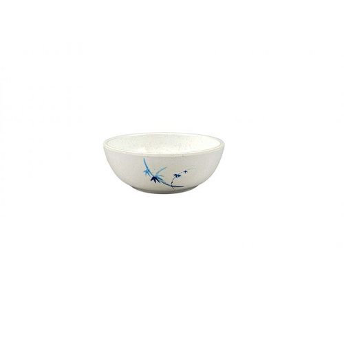 Thunder Group 3001BB 10 Oz. Melamine Blue Bamboo Bowl
