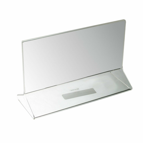 Thunder Group PLMH001 5.5" W x 3.5" H Clear Acrylic Standard Style Table Card Holder