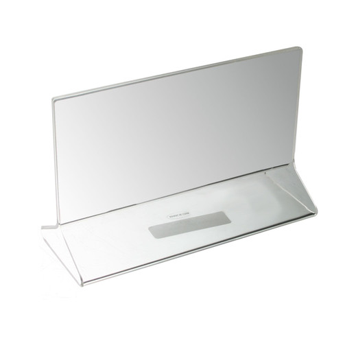 Thunder Group PLMH001 5.5" W x 3.5" H Clear Acrylic Standard Style Table Card Holder