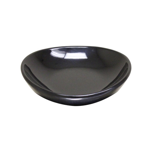 Thunder Group 19035BK 2 Oz. Black Round Melamine Classic Saucer