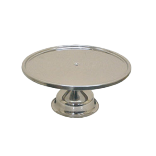 Thunder Group SLCS001 13.25" Dia. Stainless Steel Cake Stand