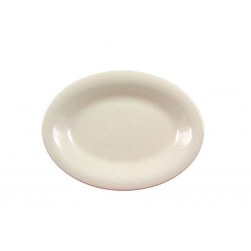 Thunder Group AD222WS 24 Oz. Melamine Oval San Marino Platter