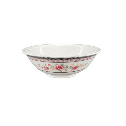 Thunder Group 5070AR 36 Oz. Melamine Rose Rimless Bowl