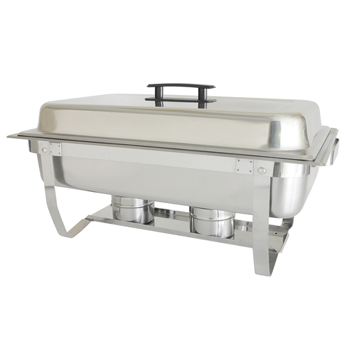 Thunder Group SLRCF001F 8 Qt. Rectangular Stainless Steel Chafer