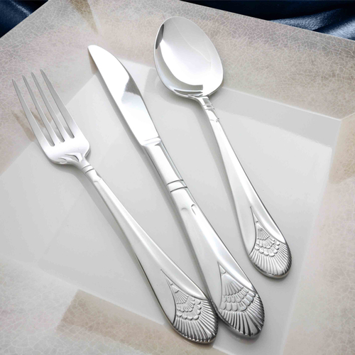 Thunder Group SLEL201 4.5" Long Stainless Steel Demitasse Spoon