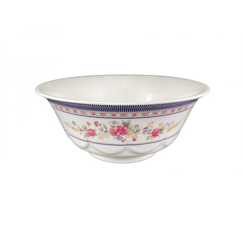 Thunder Group 5285AR 53 Oz. Melamine Rose Scalloped Bowl