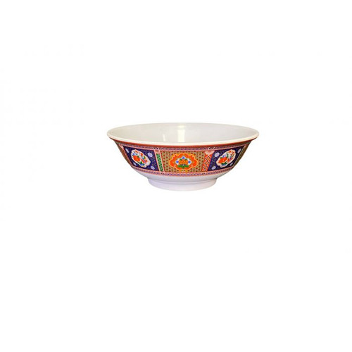 Thunder Group 5065TP 32 Oz. Melamine Peacock Rimless Bowl