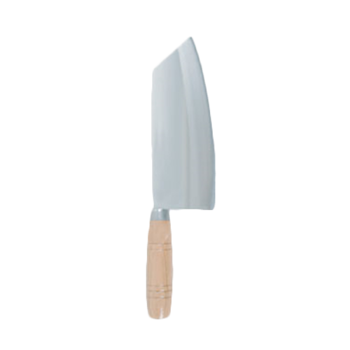 Thunder Group SLKF002 Stainless Steel Blade Wood Handle Kimli Sharp Knife