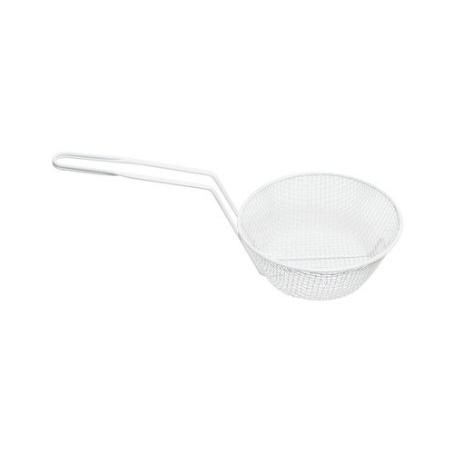Thunder Group PLBB008M 8" Dia. X 3" D Wire Steel Round Medium Mesh Breading Basket