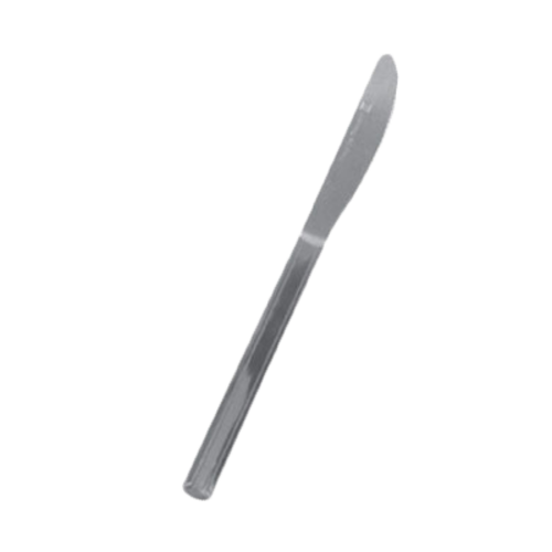 Thunder Group SLDO009 7.95" L Stainless Steel Solid Handle Dinner Knife