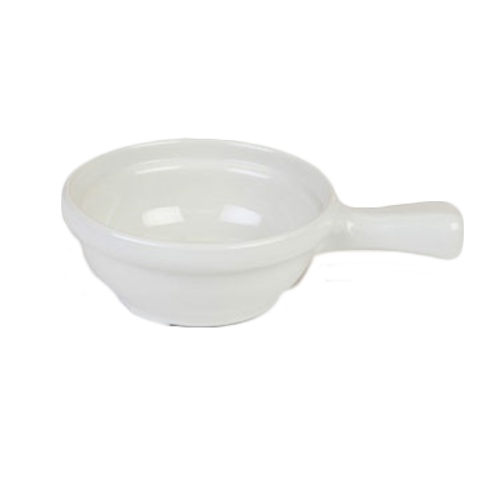 Thunder Group CR305V 10 Oz. Ivory Melamine Soup Bowl with Handle