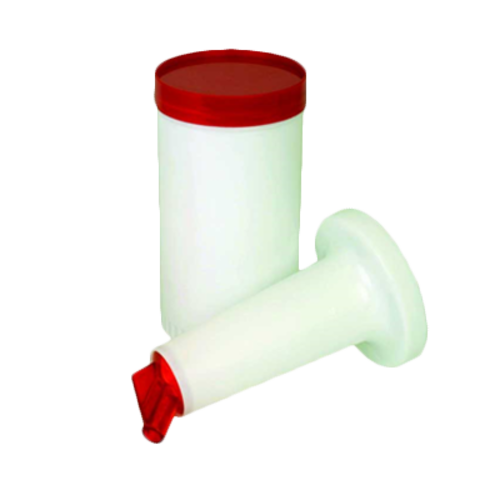 Thunder Group PLSNP01R 1 Qt. Red Plastic Storer and Pour