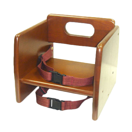 Thunder Group WDTHBS019 Wood Walnut Finish Booster Seat