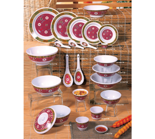 Thunder Group 1108TR 7 Oz. Melamine Longevity Soup Plate