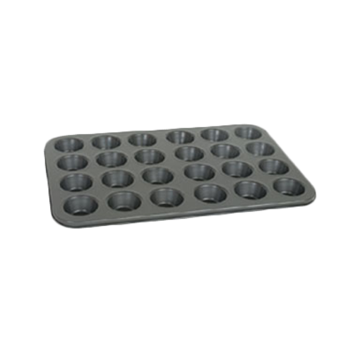 Thunder Group SLKMP024 3.5 Oz. per Compartment Carbon Steel Muffin Pan