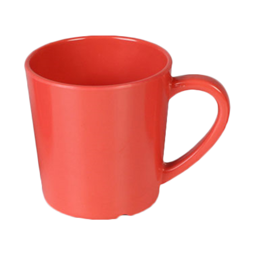 Thunder Group CR9018RD 7 Oz. Orange Melamine Mug or Cup