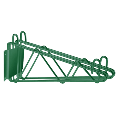 Thunder Group WBEP221 21" D Green Epoxy Coated Single Wall Bracket