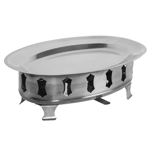 Thunder Group SLFD002 16" Stainless Steel Oval Chafer Platter