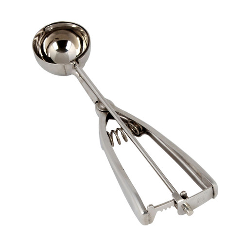 Thunder Group SLDA040 0.88 Oz. Stainless Steel Ambidextrous Twin Grip Handle Disher